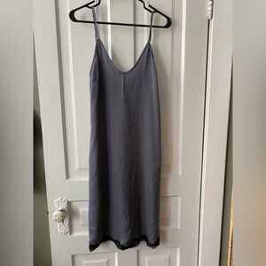 Urban Outfitters Charcoal Slip Dress